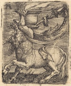 Zentaur mit einer Vase von Albrecht Altdorfer