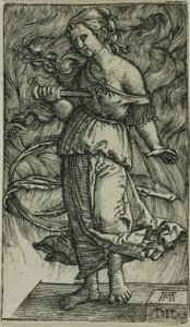 Dido bringt sich um von Albrecht Altdorfer