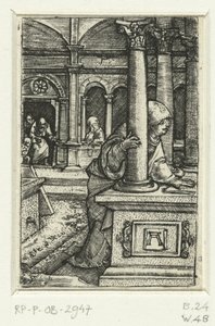 Maria sucht ihren Sohn in der Synagoge von Albrecht Altdorfer