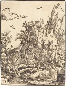 Sankt Georg tötet den Drachen