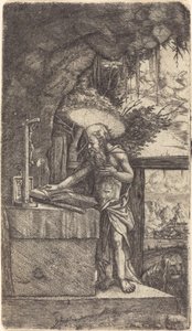 Der heilige Hieronymus beim Lesen