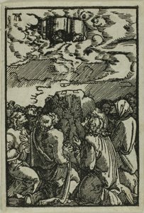 Die Himmelfahrt, aus Der Fall und die Erlösung des Menschen von Albrecht Altdorfer
