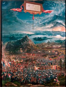 Die Schlacht bei Issos, gewonnen von Alexander dem Großen im Jahr 333 v. Chr.
