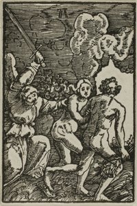 Die Vertreibung aus dem Paradies, aus Der Fall und die Erlösung des Menschen von Albrecht Altdorfer