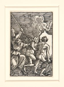 Die Vertreibung aus dem Paradies, aus Der Fall und die Erlösung des Menschen von Albrecht Altdorfer