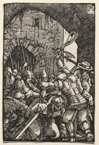 Der Fall und die Erlösung des Menschen: Christus trägt das Kreuz von Albrecht Altdorfer