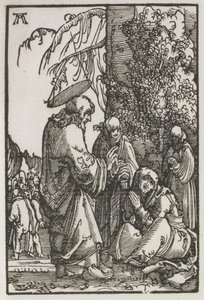 Der Fall und die Erlösung des Menschen: Christus nimmt Abschied von seiner Mutter vor der Passion von Albrecht Altdorfer