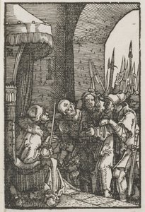 Der Fall und die Erlösung des Menschen: Christus vor Pilatus, um 1515