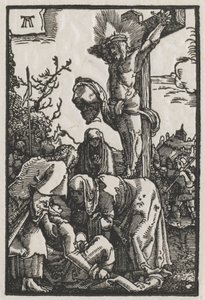 Der Fall und die Erlösung des Menschen: Christus am Kreuz von Albrecht Altdorfer