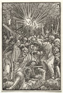 Der Fall und die Erlösung des Menschen: Christus gefangen genommen von Albrecht Altdorfer