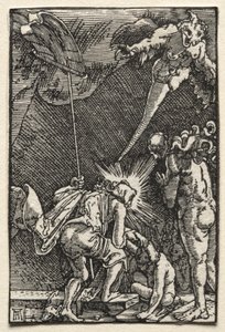 Der Fall und die Erlösung des Menschen: Abstieg in die Hölle von Albrecht Altdorfer