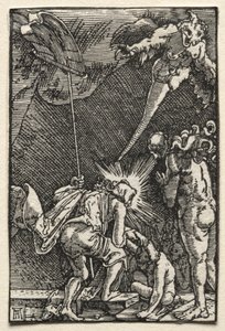 Der Fall und die Erlösung des Menschen: Abstieg in die Hölle von Albrecht Altdorfer