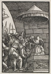 Der Fall und die Erlösung des Menschen: Pilatus wäscht seine Hände von Albrecht Altdorfer