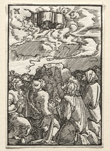Der Fall und die Erlösung des Menschen: Die Himmelfahrt, ca. 1515 von Albrecht Altdorfer