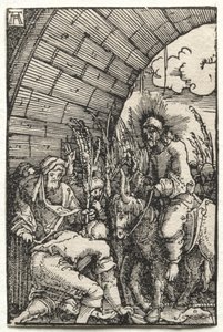 Der Fall und die Erlösung des Menschen: Der Einzug in Jerusalem von Albrecht Altdorfer