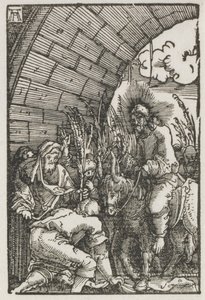 Der Fall und die Erlösung des Menschen: Der Einzug in Jerusalem von Albrecht Altdorfer