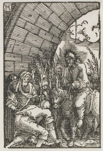 Der Fall und die Erlösung des Menschen: Der Einzug in Jerusalem von Albrecht Altdorfer