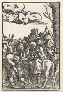 Der Fall und die Erlösung des Menschen: Die Flucht nach Ägypten, ca. 1515 von Albrecht Altdorfer