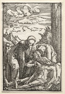 Der Fall und die Erlösung des Menschen: Die Klage unter dem Kreuz von Albrecht Altdorfer