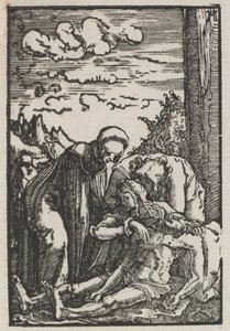 Der Fall und die Erlösung des Menschen: Die Klage unter dem Kreuz von Albrecht Altdorfer