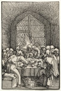 Der Fall und die Erlösung des Menschen: Das letzte Abendmahl, ca. 1515 von Albrecht Altdorfer