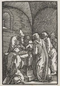 Der Fall und die Erlösung des Menschen: Die Darstellung Christi im Tempel, ca. 1515