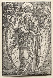 Der Sündenfall und die Erlösung des Menschen: Die Jungfrau als Himmelskönigin von Albrecht Altdorfer