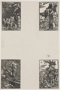 Der Fall und die Erlösung des Menschen, um 1515 von Albrecht Altdorfer