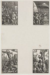 Der Fall und die Erlösung des Menschen, ca. 1515 von Albrecht Altdorfer
