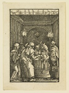 Der Hohepriester verweigert das Opfer von Joachim von Albrecht Altdorfer