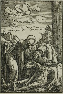 Die Klage der Jungfrau, aus Der Fall und die Erlösung des Menschen von Albrecht Altdorfer