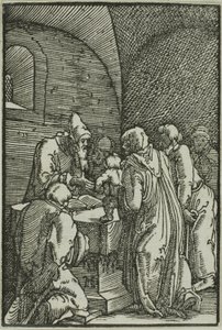 Die Darstellung im Tempel, aus Der Fall und die Erlösung des Menschen