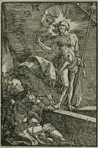 Die Auferstehung, aus Der Fall und die Erlösung des Menschen von Albrecht Altdorfer
