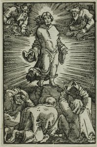 Die Verklärung, aus Der Fall und die Erlösung des Menschen von Albrecht Altdorfer