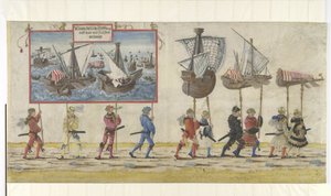 Triumphzug des Kaisers Maximilian I., 1512-1515 von Albrecht Altdorfer