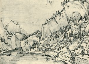 Ansicht von Sarmingstein an der Donau, 1511, 1943