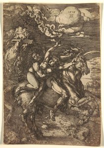 Entführung der Proserpina auf einem Einhorn von Albrecht Dürer