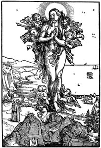 Himmelfahrt der Maria Magdalena, 1507-1510, 1936 von Albrecht Dürer