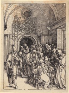 Beschneidung Christi, Blatt 11 der Folge "Das Marienleben" von Albrecht Dürer