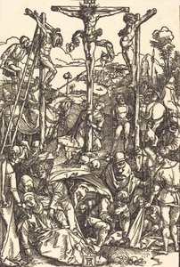 Kalvarienberg mit den drei Kreuzen, ca. 1504-1505 von Albrecht Dürer