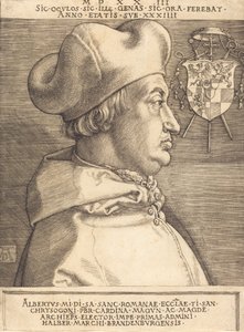 Kardinal Albrecht von Brandenburg, 1523 von Albrecht Dürer