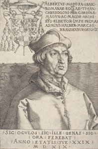 Kardinal Albrecht von Brandenburg, 1519 von Albrecht Dürer