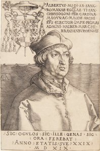 Kardinal Albrecht von Brandenburg; oder Der kleine Kardinal von Albrecht Dürer