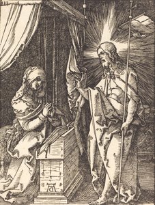 Christus erscheint seiner Mutter von Albrecht Dürer
