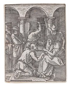 Christus mit Dornen gekrönt, aus der Serie Die Kleine Passion, ca. 1509-1511 von Albrecht Dürer