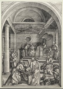 Christus im Gespräch mit den Ärzten von Albrecht Dürer
