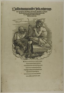 Christus, der Mann der Schmerzen, von einem Soldaten verspottet, aus Die Große Passion