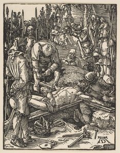 Christus ans Kreuz genagelt, aus Die Kleine Passion, ca. 1509