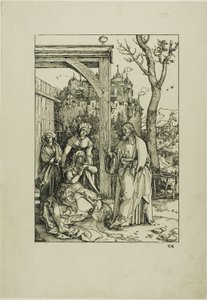 Christus nimmt Abschied von seiner Mutter, aus Das Leben der Jungfrau von Albrecht Dürer