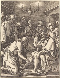 Christus wäscht die Füße der Jünger von Albrecht Dürer